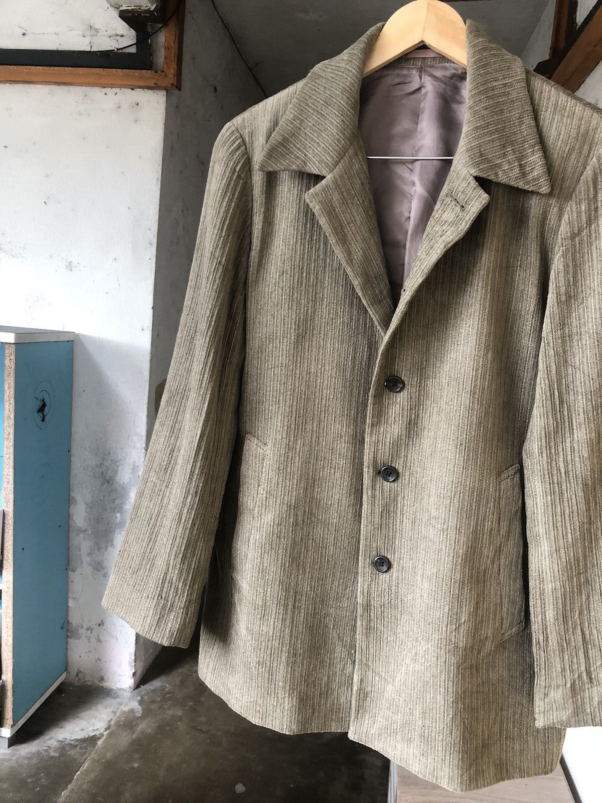 Issey Miyake Tete Homme by Issey Miyake Coduroy Jacket Like Homme Plisse Size US M / EU 48-50 / 2 - 6 Thumbnail