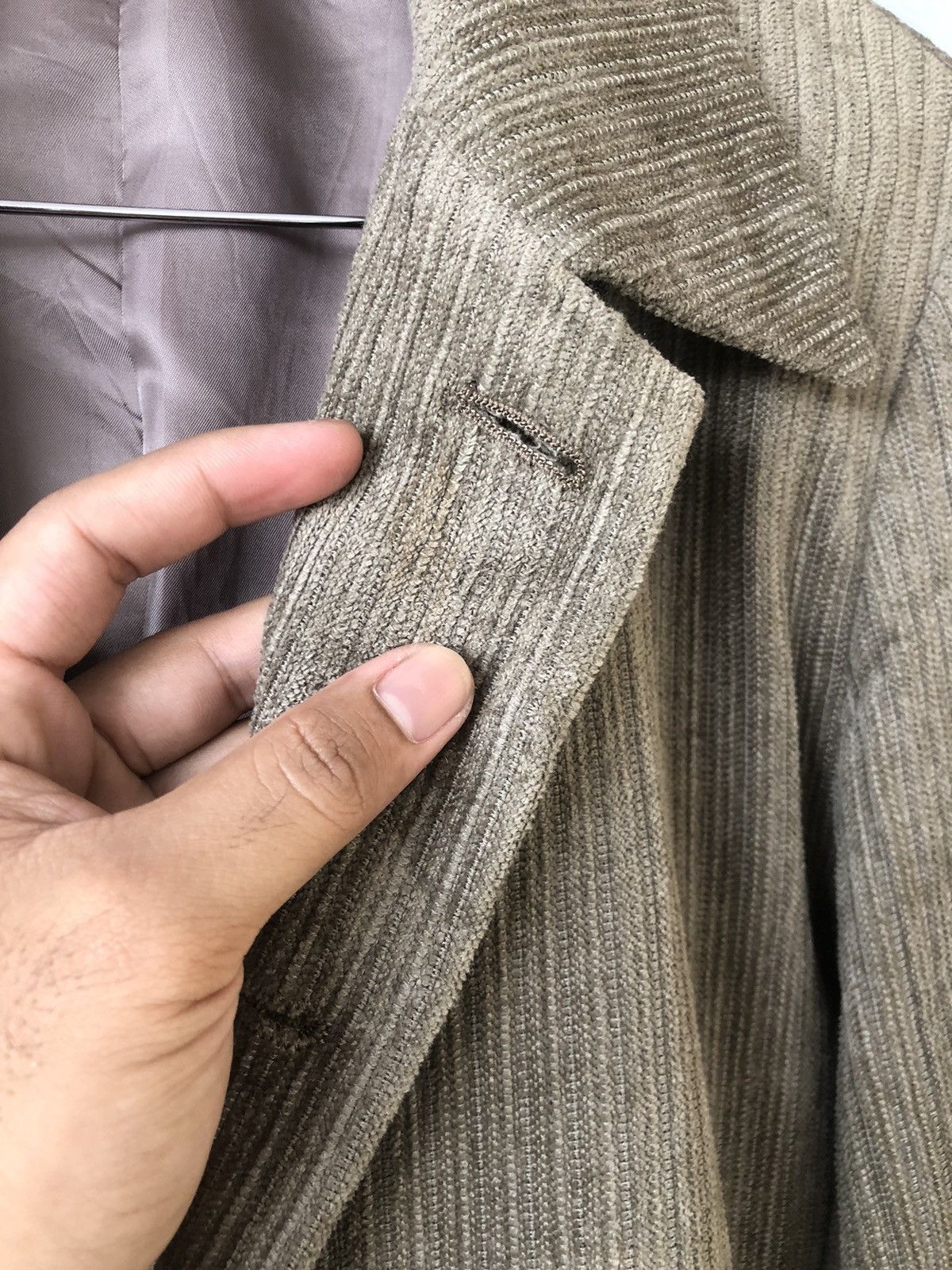 Issey Miyake Tete Homme by Issey Miyake Coduroy Jacket Like Homme Plisse Size US M / EU 48-50 / 2 - 10 Thumbnail