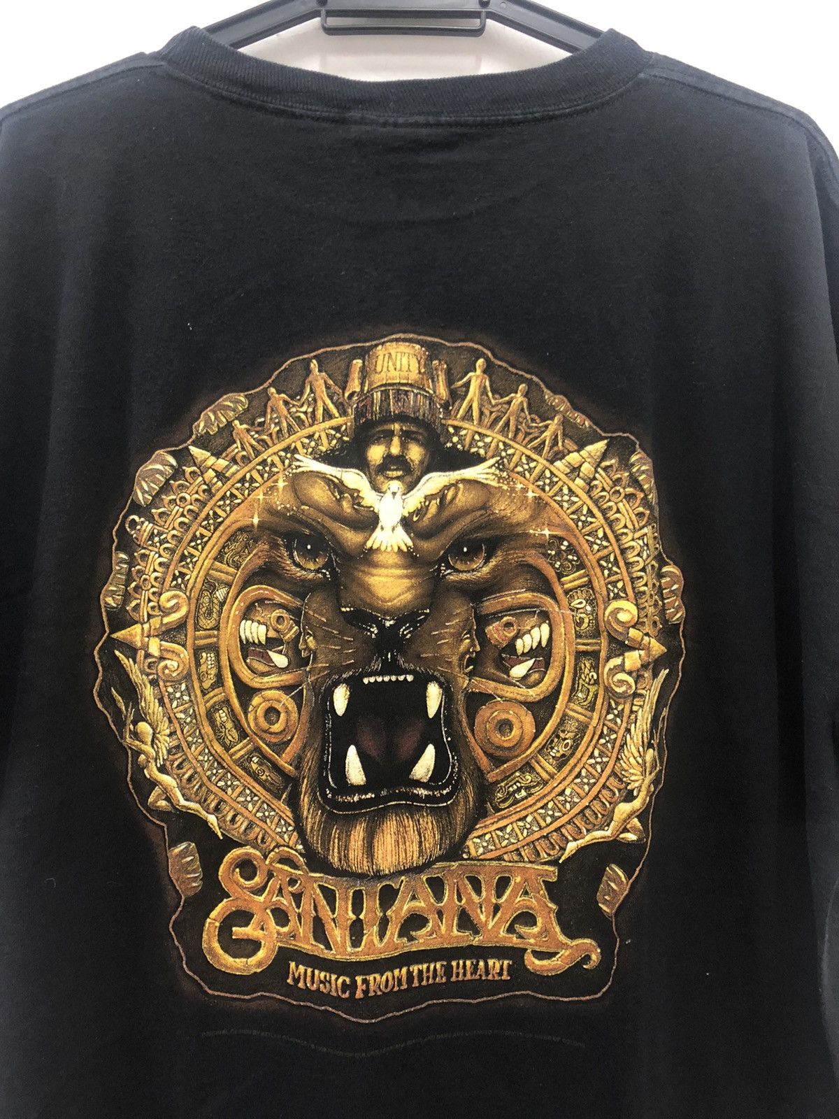Band Tees Rare Vintage SANTANA De Aztlan Music From The Heart Tee Size US XL / EU 56 / 4 - 2 Thumbnail