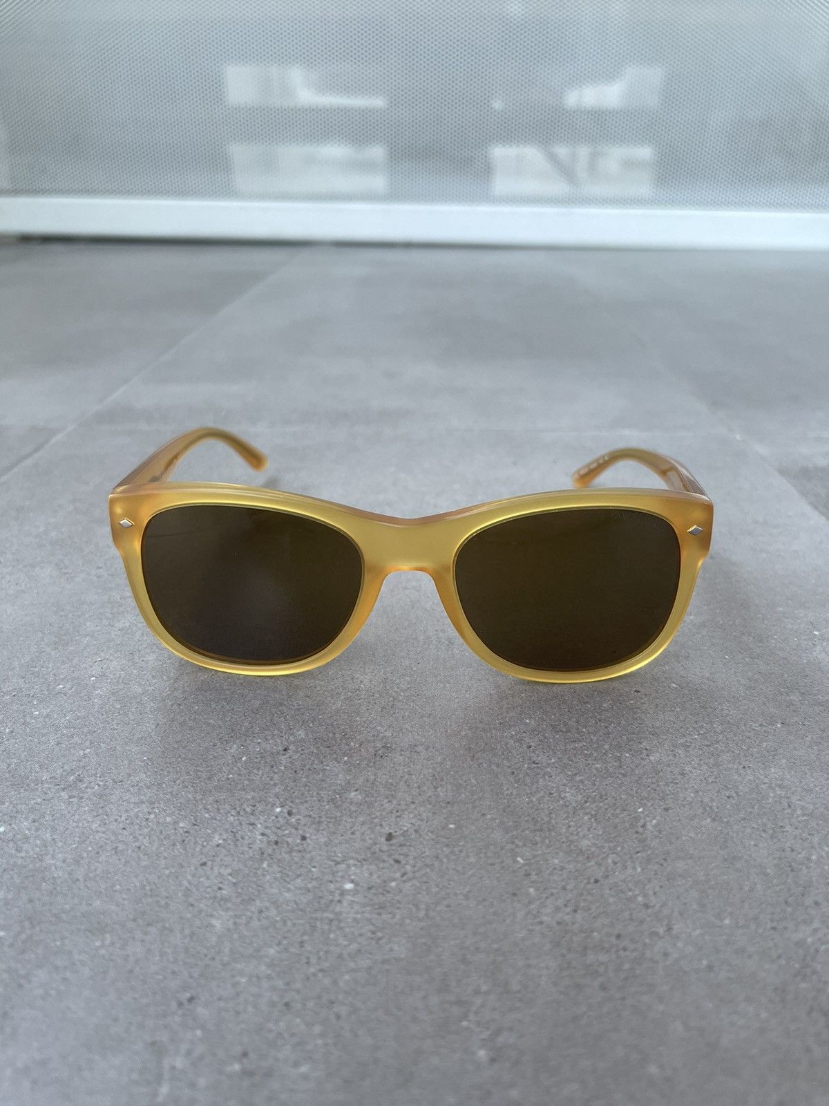 Emporio Armani Giorgio Armani AR8008 5006/52 Yellow Transparent Sunglasses Size ONE SIZE - 2 Thumbnail