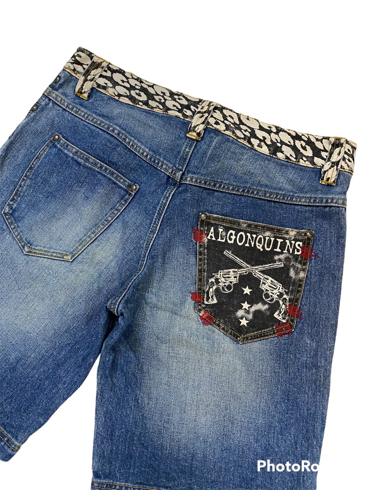 Hysteric Glamour 💥Japanese Algonquin Studs Short Denim Size US 33 - 1 Thumbnail