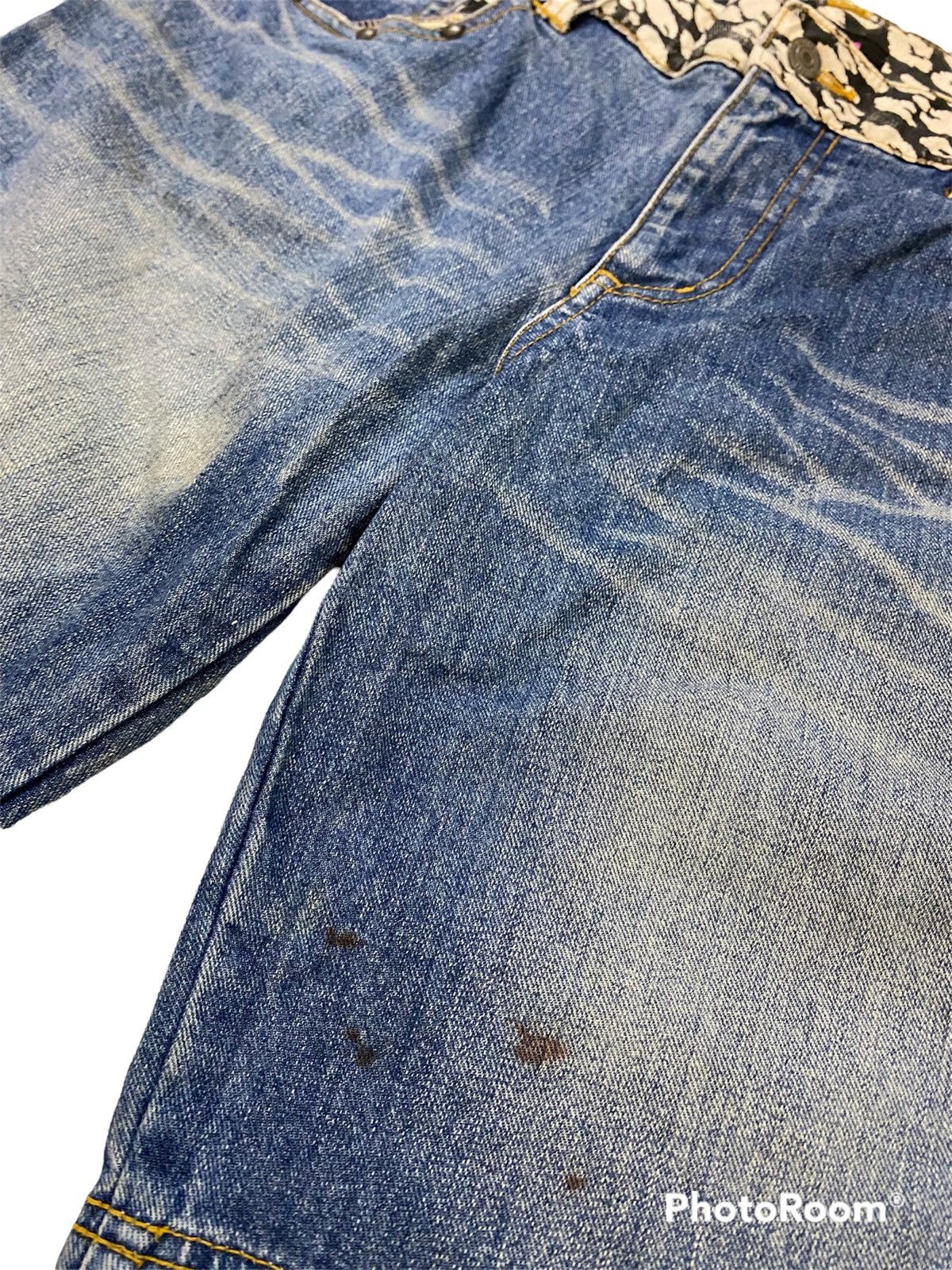 Hysteric Glamour 💥Japanese Algonquin Studs Short Denim Size US 33 - 7 Thumbnail