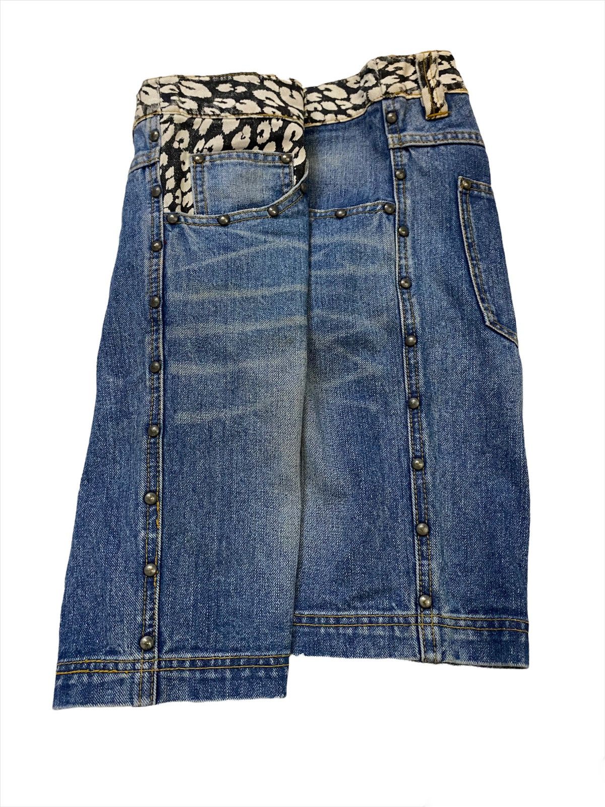 Hysteric Glamour 💥Japanese Algonquin Studs Short Denim Size US 33 - 5 Thumbnail