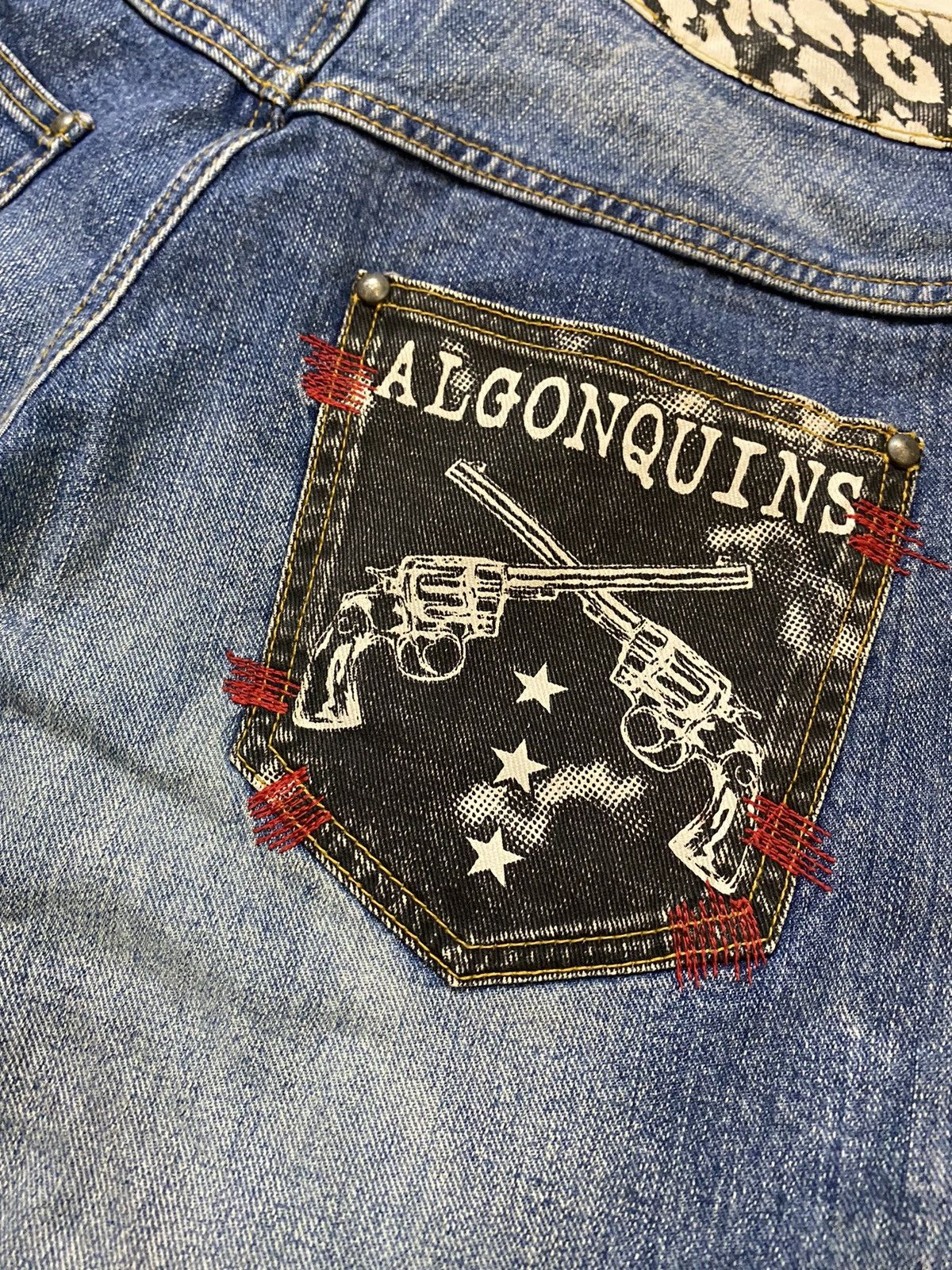 Hysteric Glamour 💥Japanese Algonquin Studs Short Denim Size US 33 - 4 Thumbnail