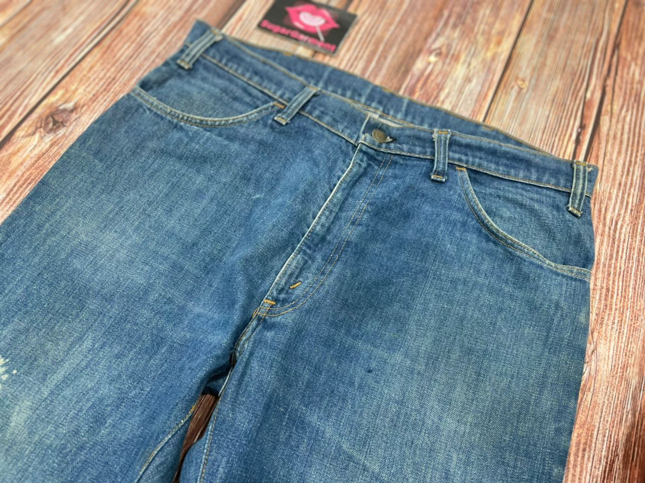 Levi's Levis 646 Bell Bottom Flare Bootcut TALON Single R Jeans #4 Size US 37 - 4 Thumbnail