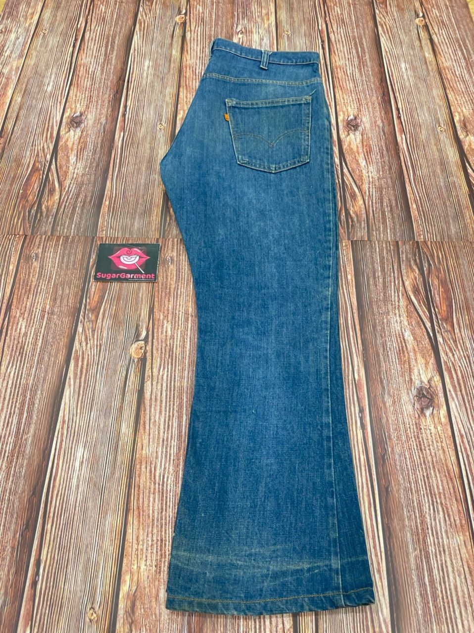 Levi's Levis 646 Bell Bottom Flare Bootcut TALON Single R Jeans #4 Size US 37 - 2 Thumbnail