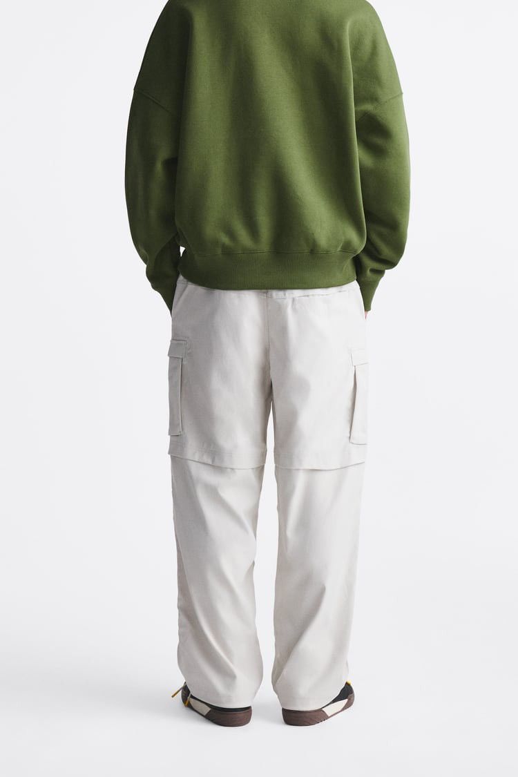 Rhude × Zara Rhude x Zara NEW Cargo Technical Pants Beige Size US 34 / EU 50 - 5 Thumbnail