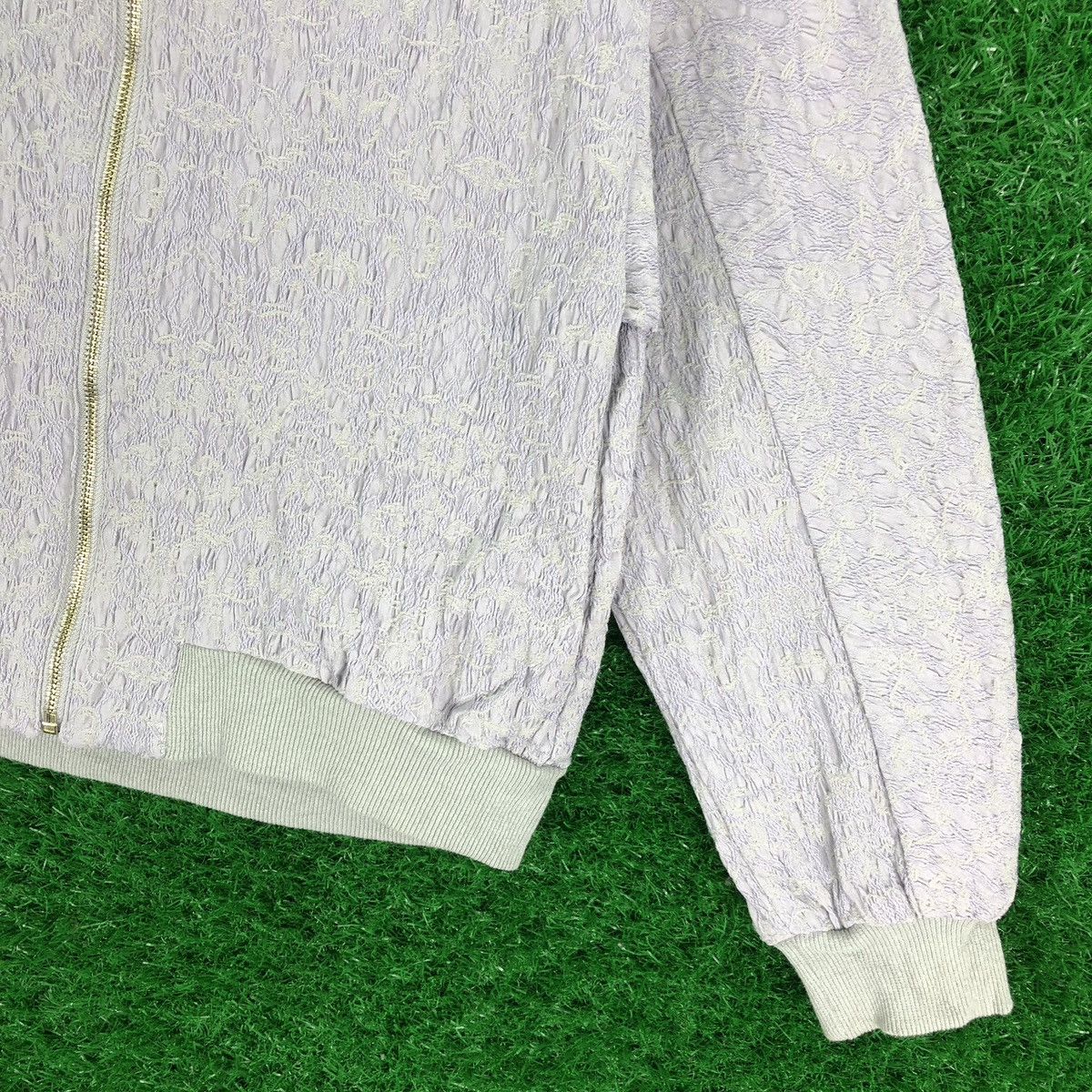 Japanese Brand × Vintage Vintage Bomber Style Jacket Embroiderdd Fabric by Switch Size XS / US 0-2 / IT 36-38 - 3 Thumbnail