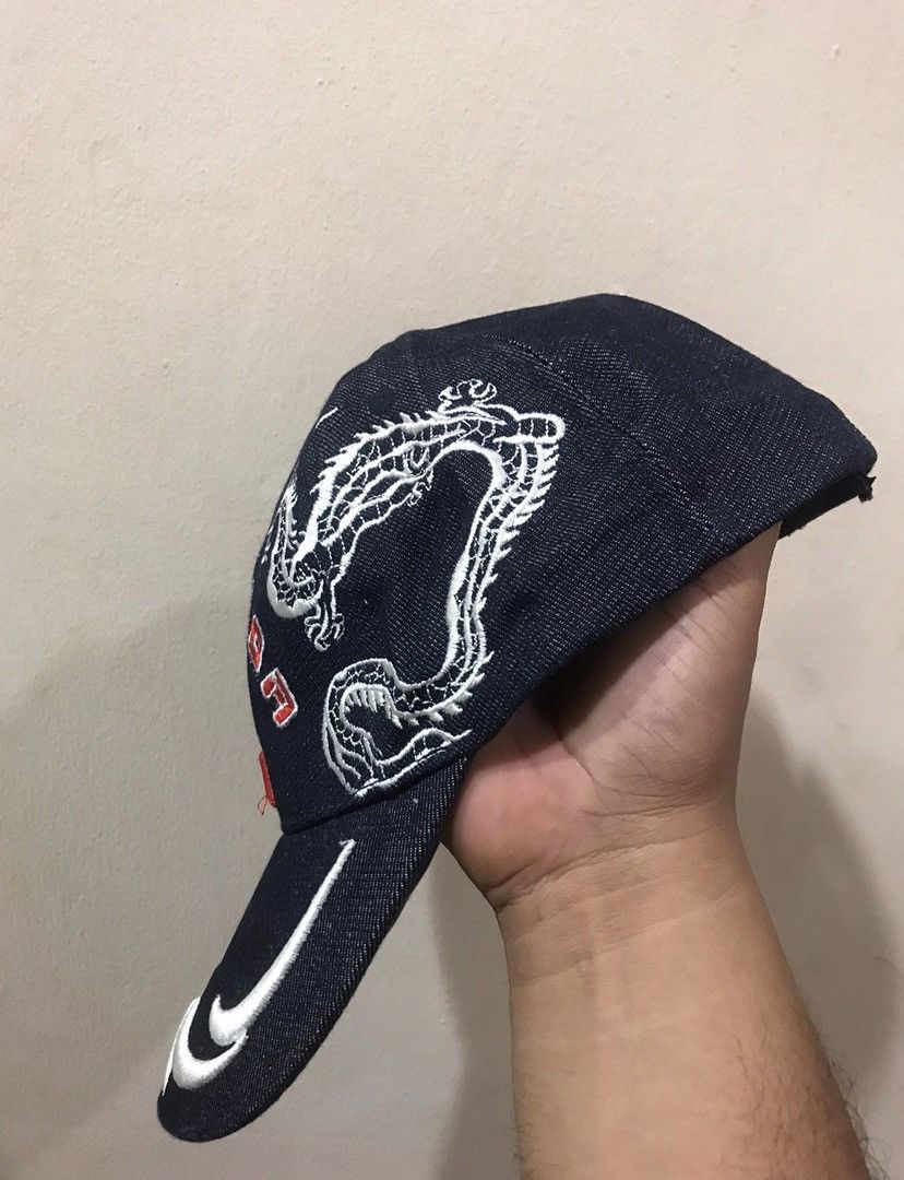 Japanese Brand 🔥Vintage🔥 Engaging The Dragon Full Embroid Hat Size ONE SIZE - 3 Thumbnail