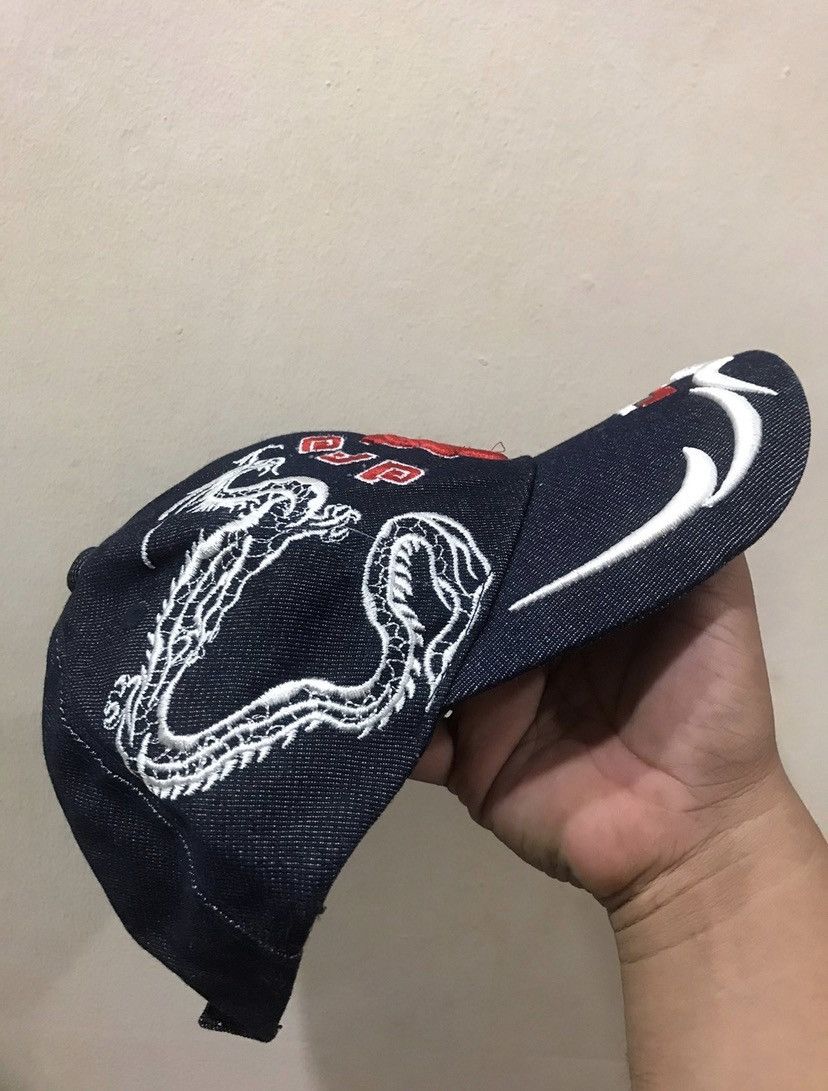 Japanese Brand 🔥Vintage🔥 Engaging The Dragon Full Embroid Hat Size ONE SIZE - 4 Thumbnail