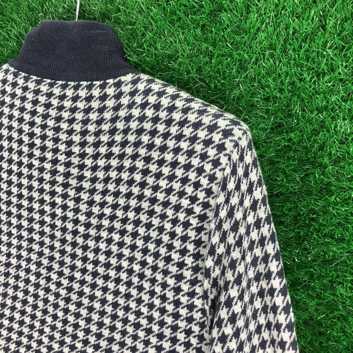 Tommy Hilfiger Tommy Hilfiger Full Houndstooth Zipper Sweater Size US S / EU 44-46 / 1 - 5 Thumbnail