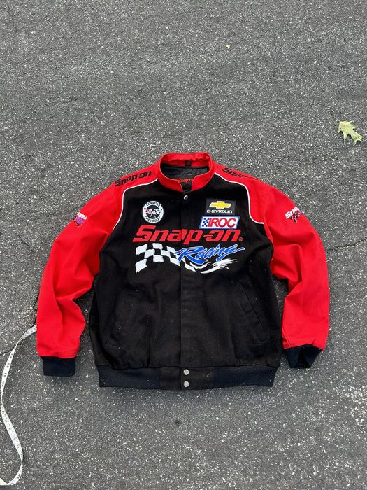 Veste Nascar vintage neuve avec étiquette homme XL 2xl rouge