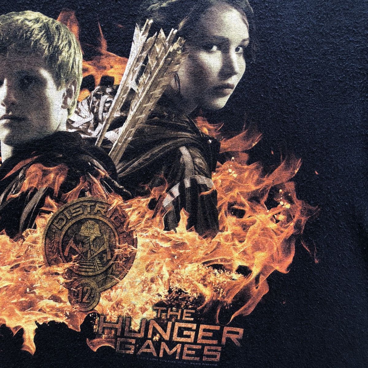 Hunter Movie The Hunger Game 2012 Tee Size US S / EU 44-46 / 1 - 6 Thumbnail