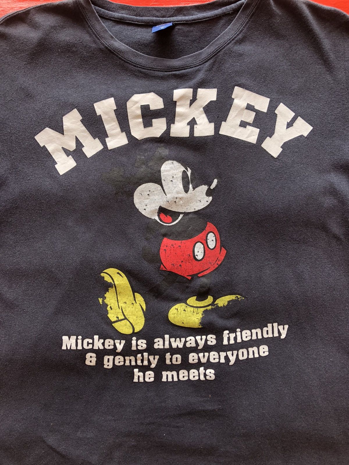 Disney Vintage Disney Mickey Mouse Big Print Tee Size US M / EU 48-50 / 2 - 4 Thumbnail