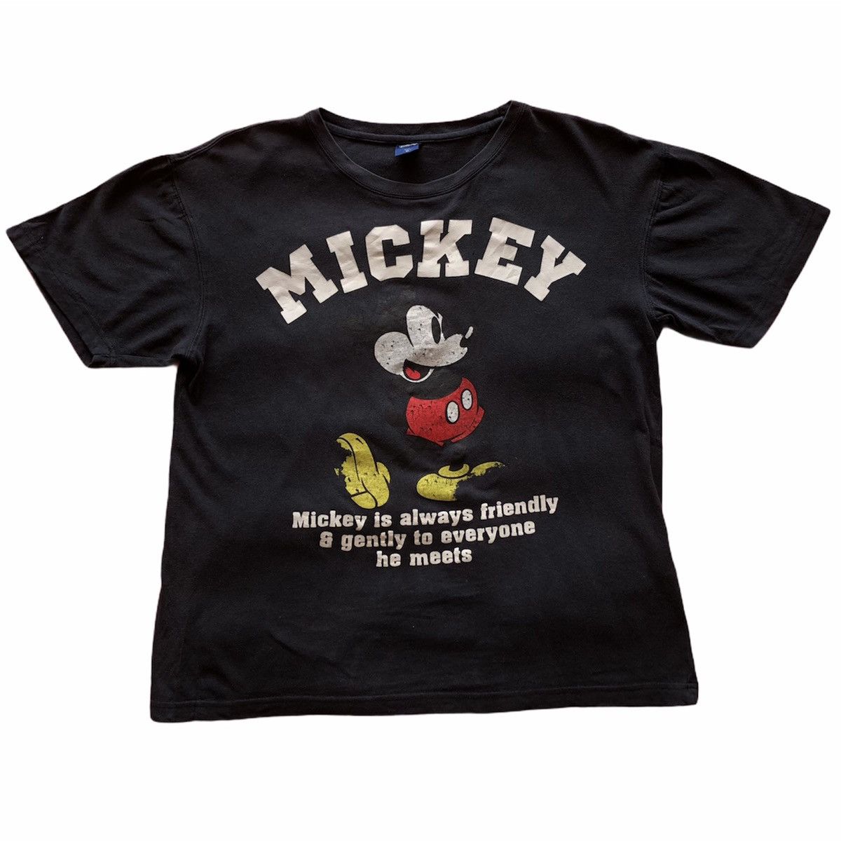 Disney Vintage Disney Mickey Mouse Big Print Tee Size US M / EU 48-50 / 2 - 1 Thumbnail