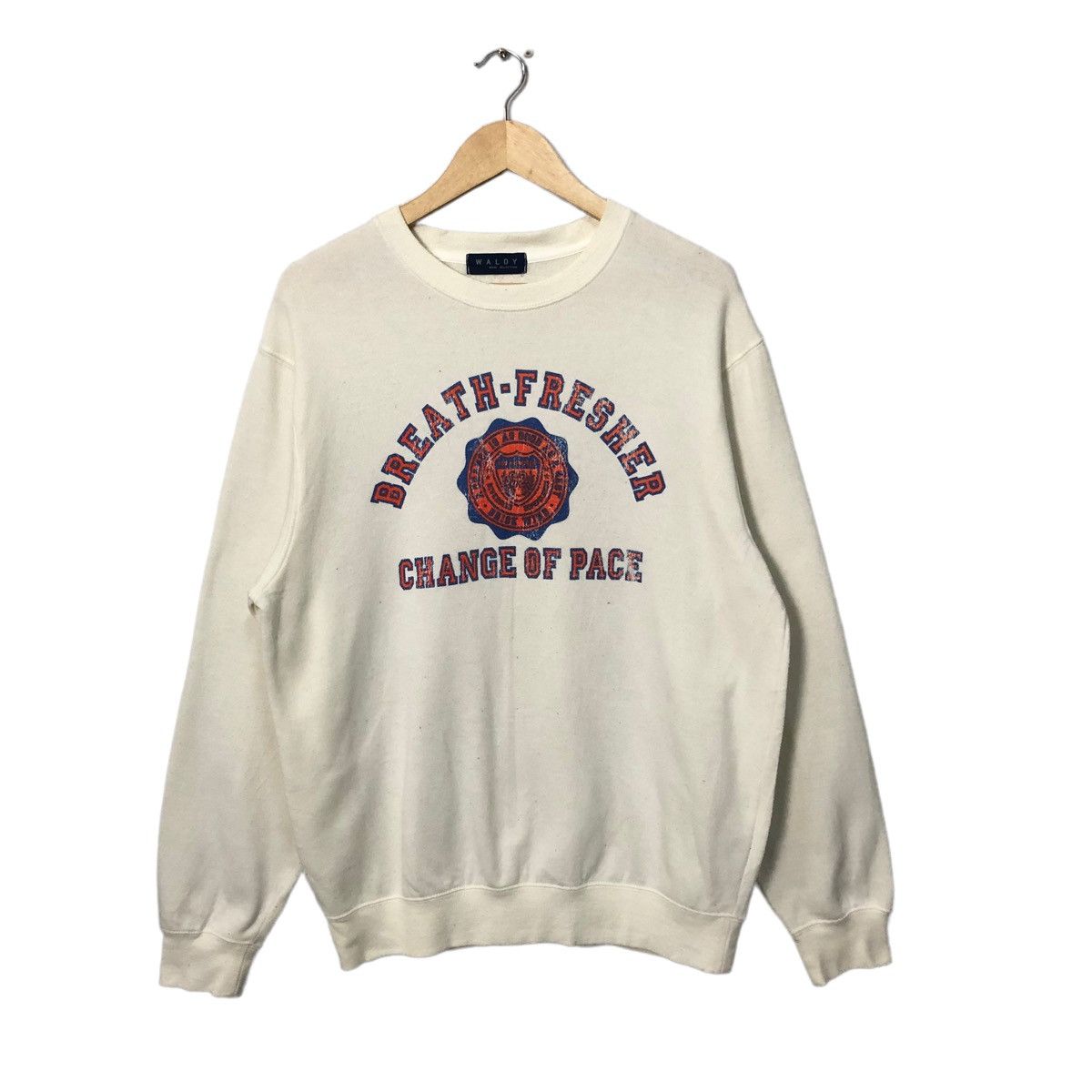 Japanese Brand Vintage Waldy Crewneck Big Logo Sweatshirt Size US L / EU 52-54 / 3 - 1 Thumbnail