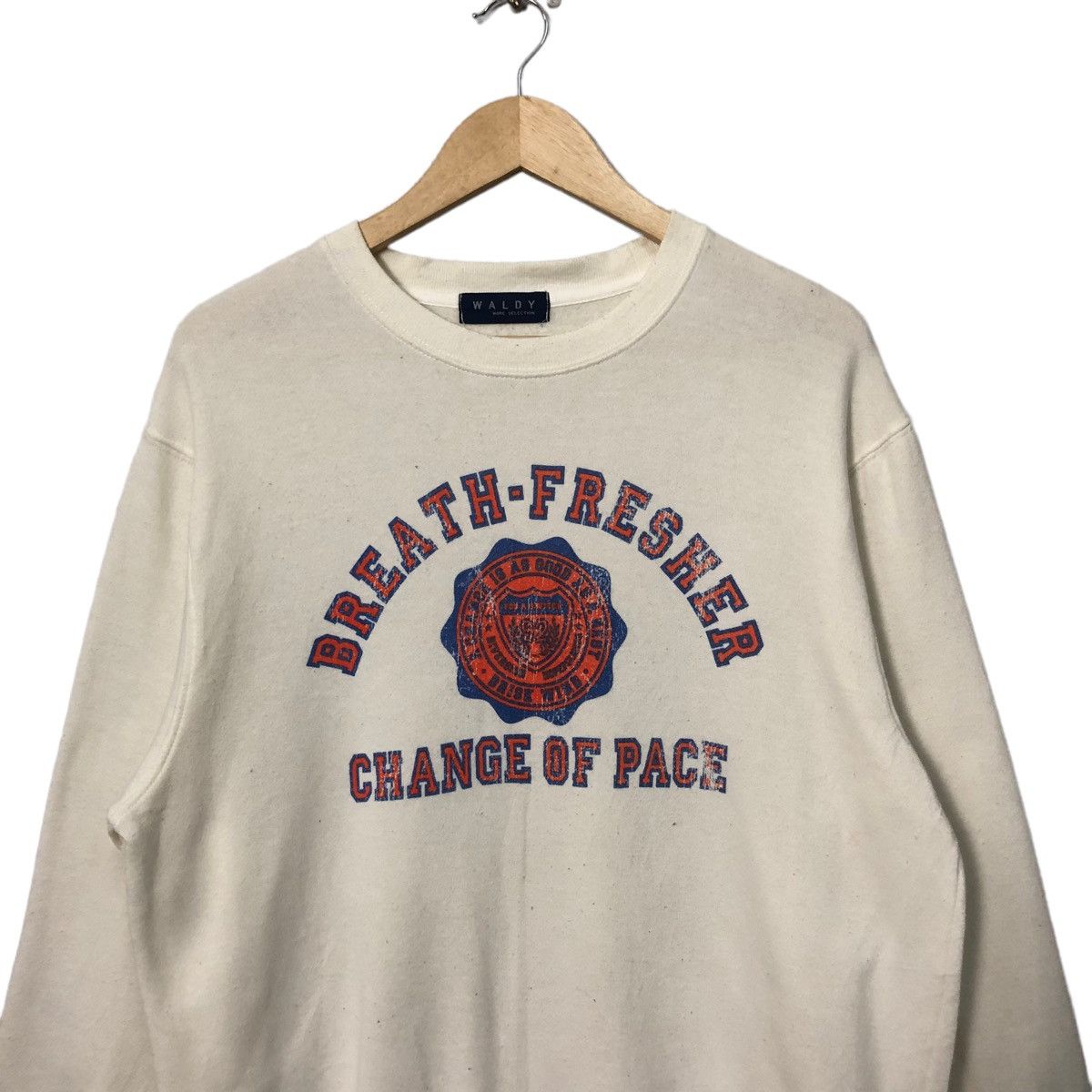 Japanese Brand Vintage Waldy Crewneck Big Logo Sweatshirt Size US L / EU 52-54 / 3 - 4 Thumbnail