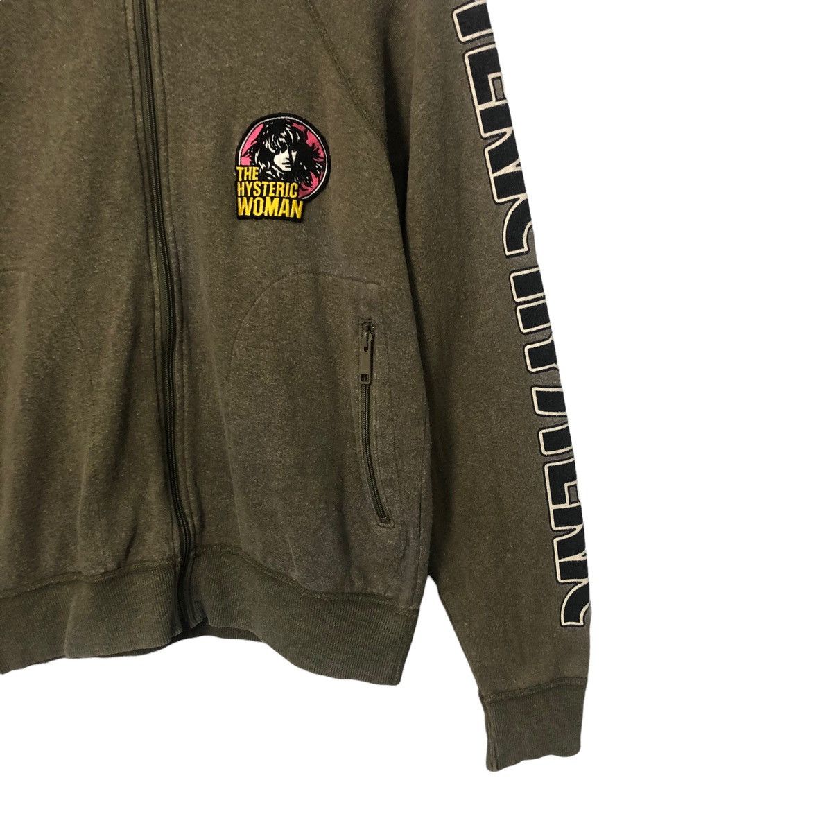 Hysteric Glamour The Hysteric Woman Zipper Ups Faded Jacket Size S / US 4 / IT 40 - 2 Thumbnail