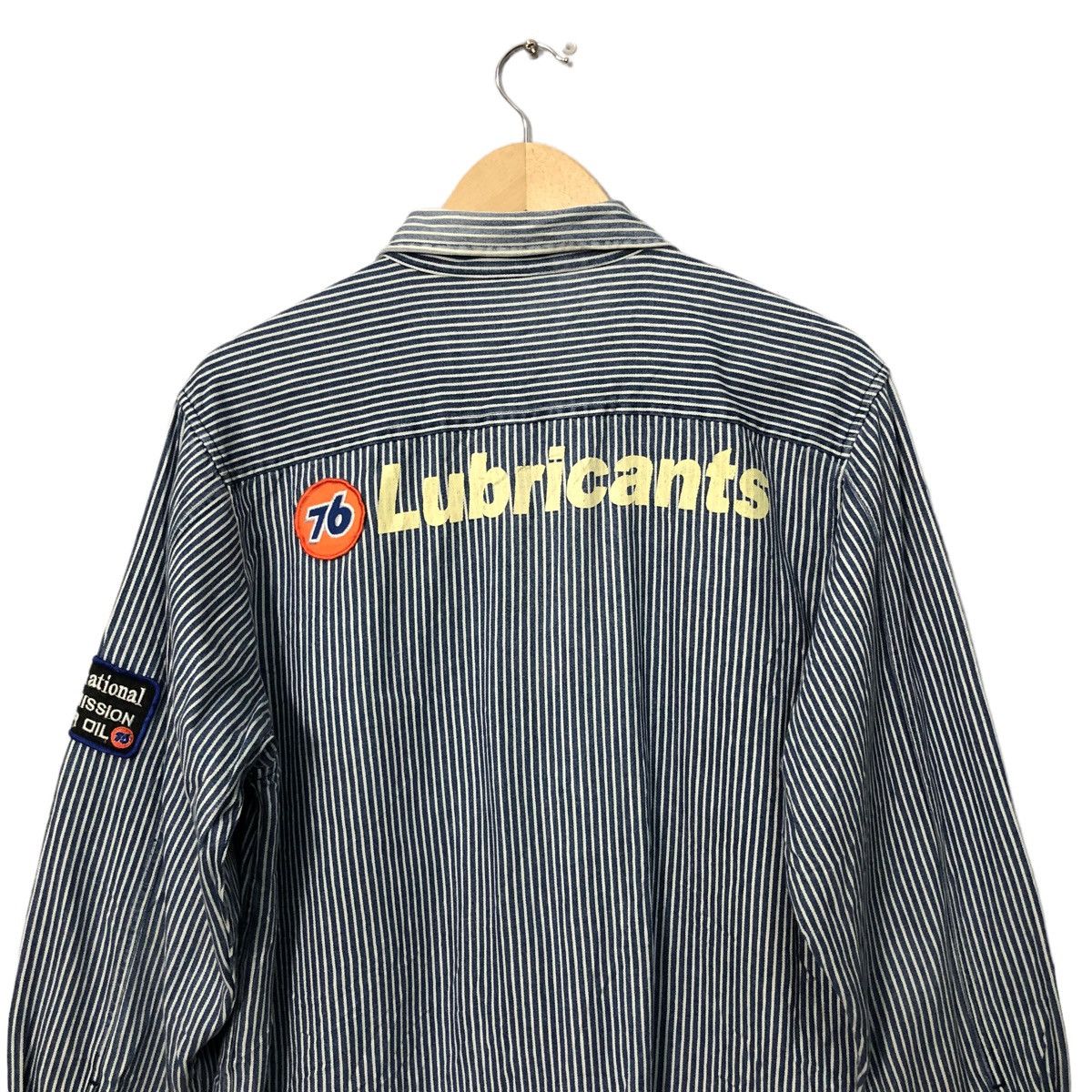 Sports Specialties Vintage 76 Lubricants Spell Out Big Logo Zipper Ups Jacket Size US L / EU 52-54 / 3 - 8 Thumbnail
