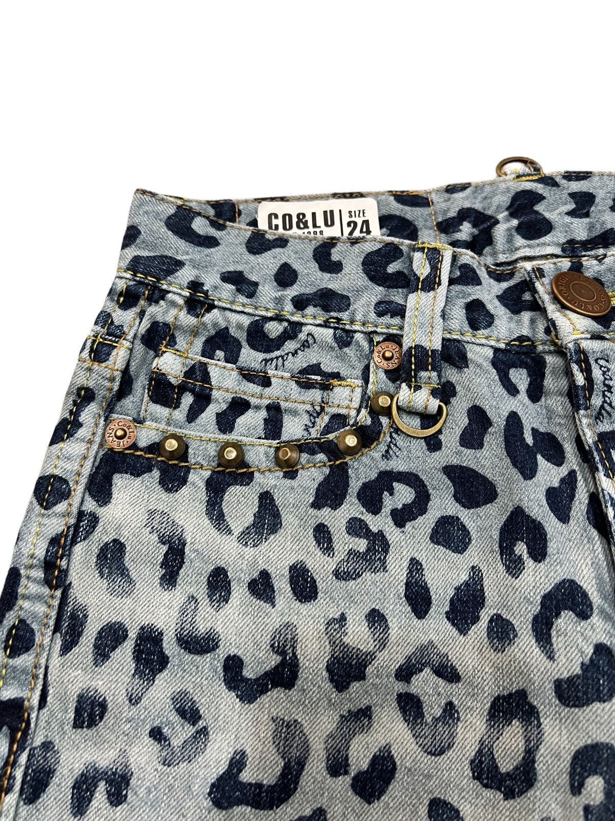 Hysteric Glamour Japanese Brand Co&Lu Overprint Denim Hysteric Glamour Style Size US 26 / EU 42 - 8 Thumbnail