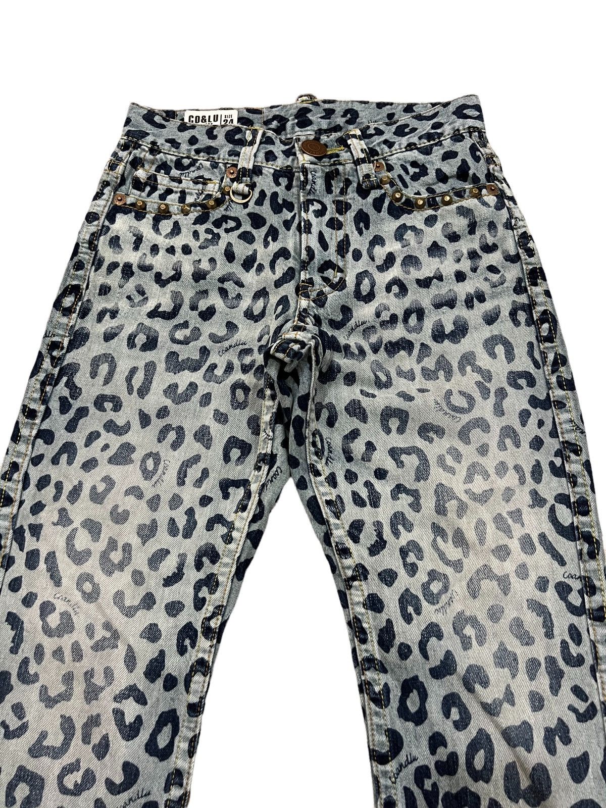 Hysteric Glamour Japanese Brand Co&Lu Overprint Denim Hysteric Glamour Style Size US 26 / EU 42 - 4 Thumbnail