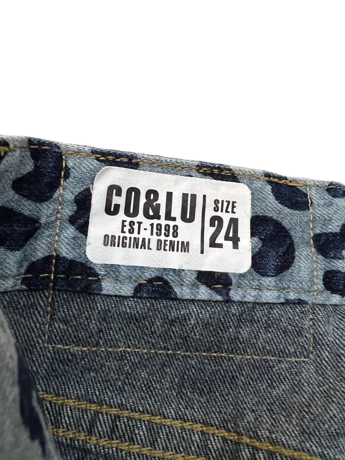 Hysteric Glamour Japanese Brand Co&Lu Overprint Denim Hysteric Glamour Style Size US 26 / EU 42 - 11 Thumbnail