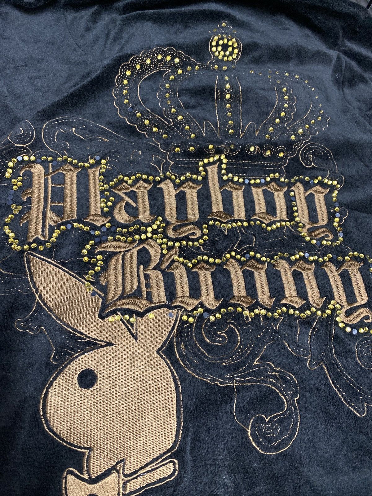 Playboy PLAYBOY BUNNY EMBROIDERY LOGO BLACK HOODIE Size US L / EU 52-54 / 3 - 10 Thumbnail