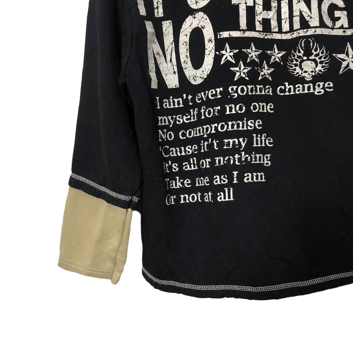 Seditionaries Vintage Devils Rock Crewneck Big Logo Long Sleeve Tee Shirt Size S / US 4 / IT 40 - 8 Thumbnail
