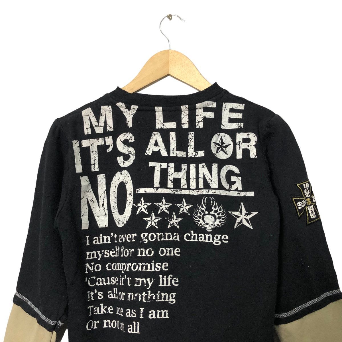 Seditionaries Vintage Devils Rock Crewneck Big Logo Long Sleeve Tee Shirt Size S / US 4 / IT 40 - 9 Thumbnail
