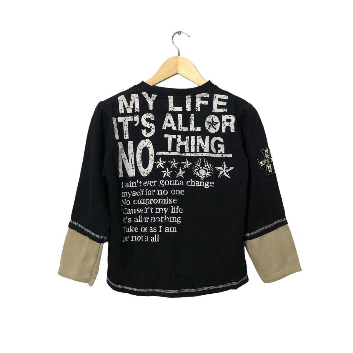 Seditionaries Vintage Devils Rock Crewneck Big Logo Long Sleeve Tee Shirt Size S / US 4 / IT 40 - 1 Thumbnail