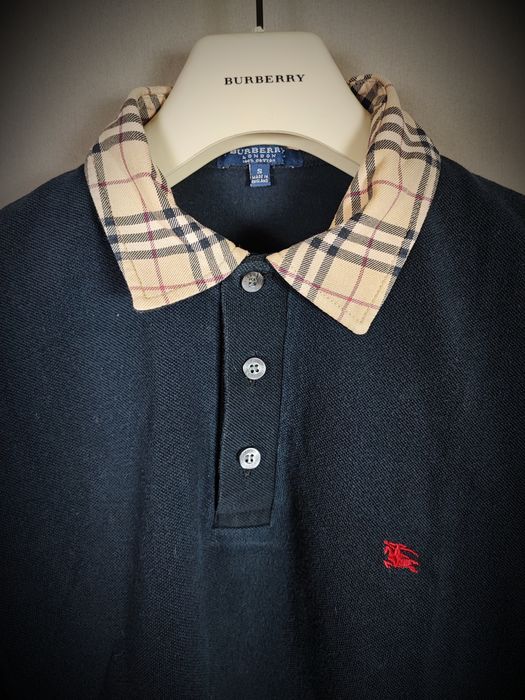 Burberry Rare Burberry Polo with tartan pattern Grailed