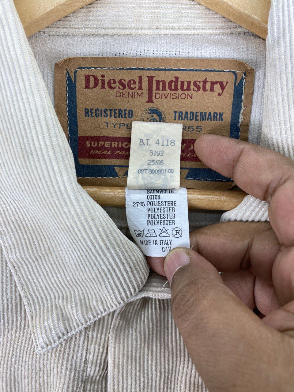 Diesel Vintage Diesel Corduroy Jacket Sun Faded Size US L / EU 52-54 / 3 - 6 Thumbnail