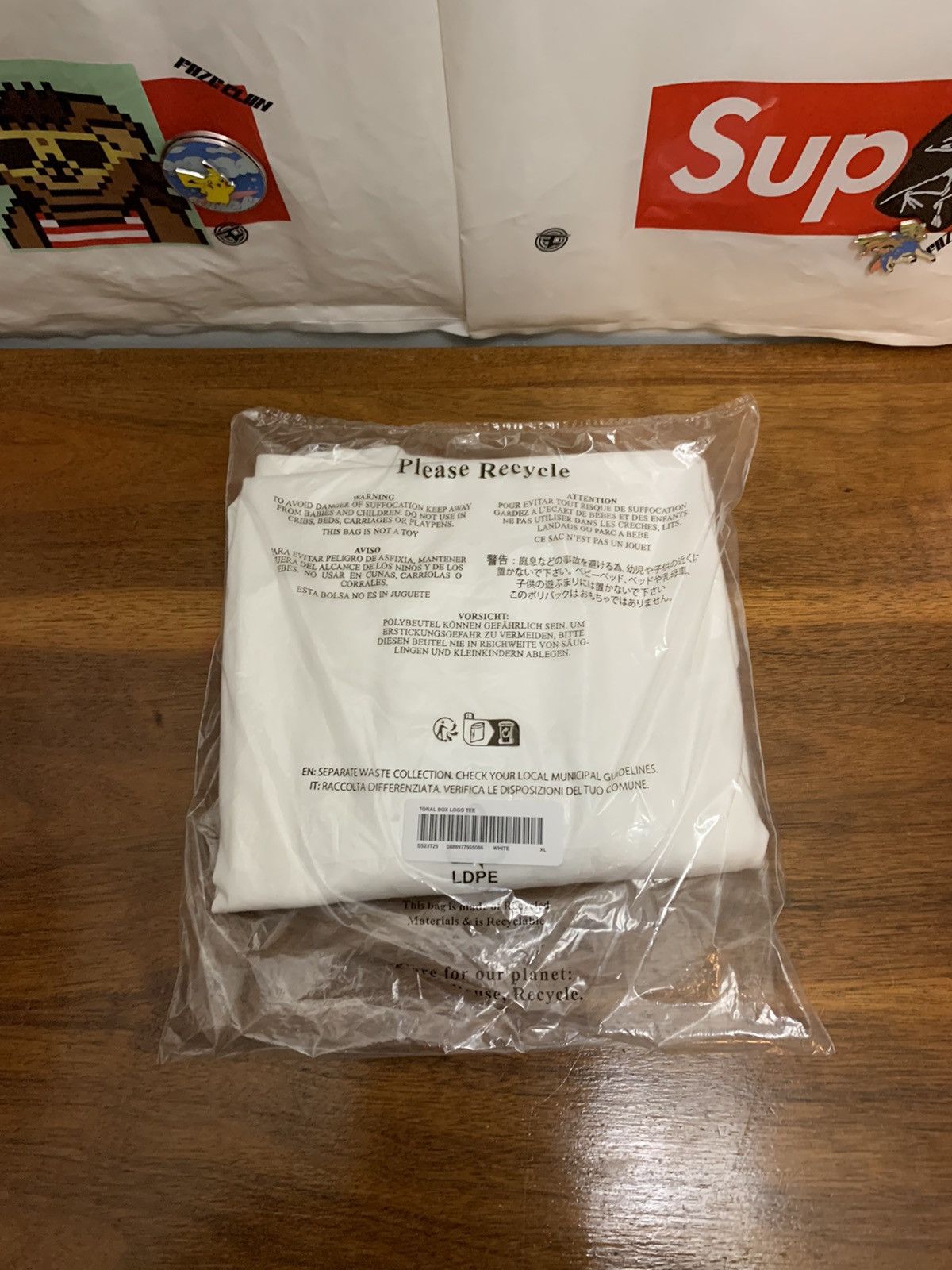 Supreme Tonal Box Logo Tee White Size XL Size US XL / EU 56 / 4 - 1 Thumbnail