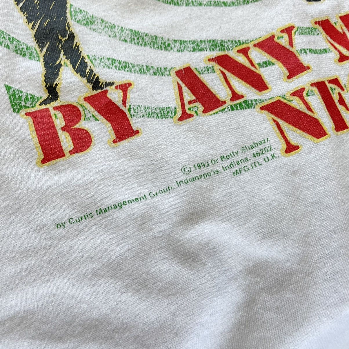 Rap Tees × Vintage Vintage Malcolm X BY ANY MEANS NECESSARY 90S Grail Size US XL / EU 56 / 4 - 2 Thumbnail