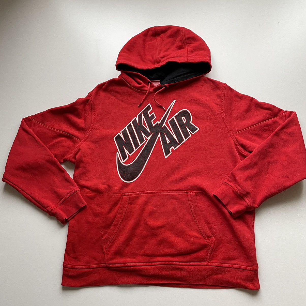 Nike Vintage 2000s Nike Swoosh Graphic Pullover Hoodie Men's XL Size US XL / EU 56 / 4 - 1 Thumbnail