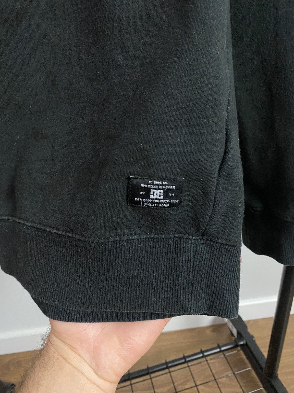 DC × Vintage Vintage DC Logo Black Sweatshirt Size US M / EU 48-50 / 2 - 5 Thumbnail