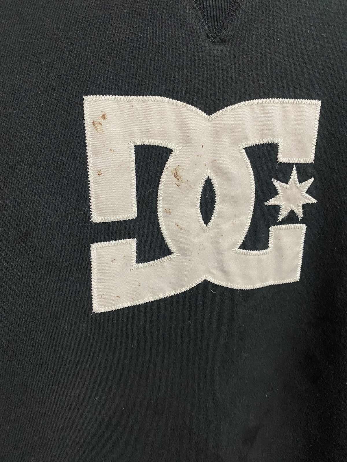 DC × Vintage Vintage DC Logo Black Sweatshirt Size US M / EU 48-50 / 2 - 3 Thumbnail