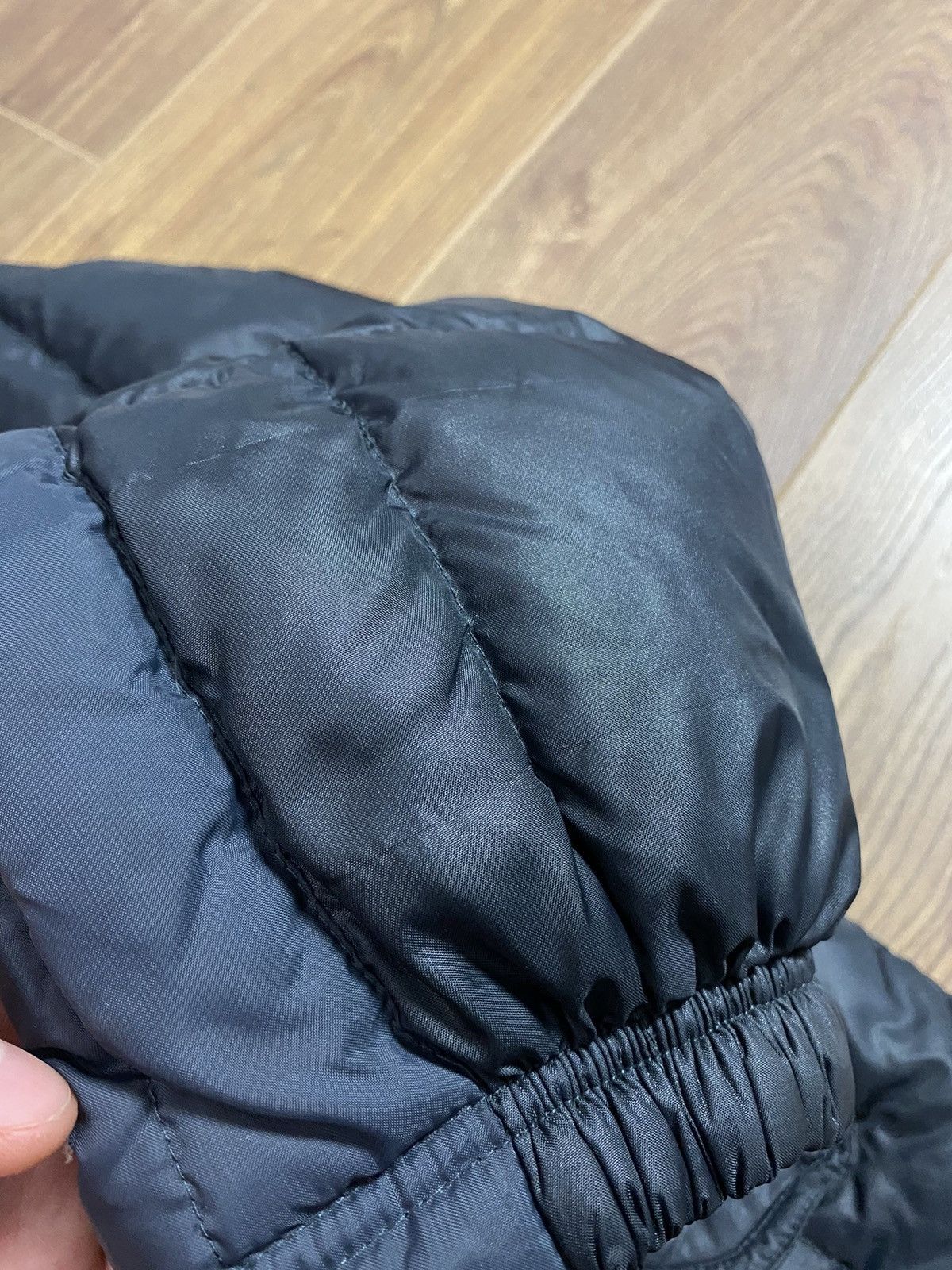 Nike × Vintage Vintage Nike Quilted Puffer Black Jacket Size US S / EU 44-46 / 1 - 12 Thumbnail
