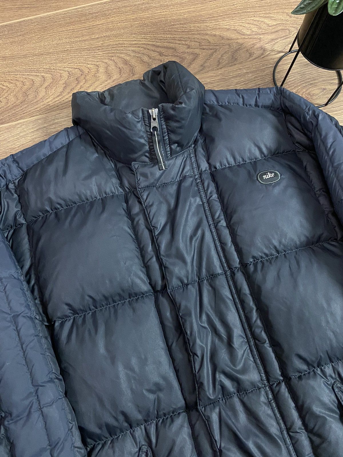 Nike × Vintage Vintage Nike Quilted Puffer Black Jacket Size US S / EU 44-46 / 1 - 15 Thumbnail