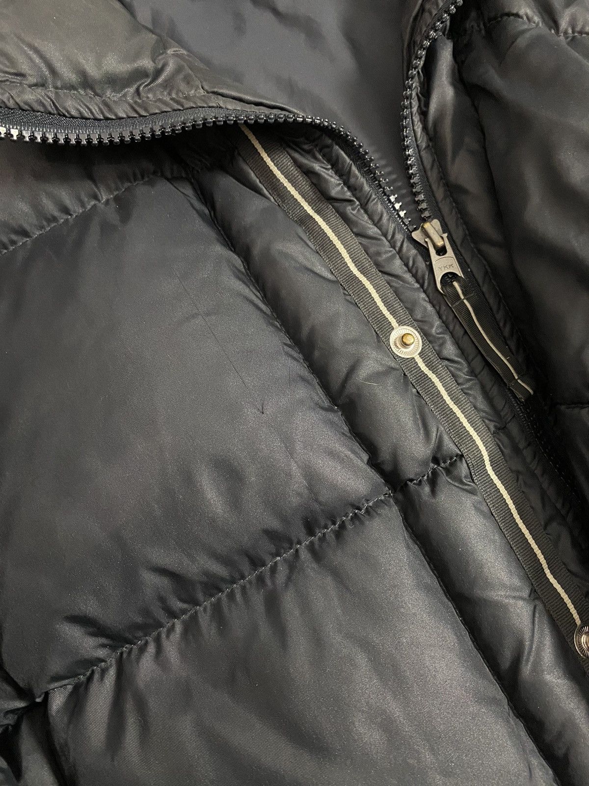 Nike × Vintage Vintage Nike Quilted Puffer Black Jacket Size US S / EU 44-46 / 1 - 10 Thumbnail