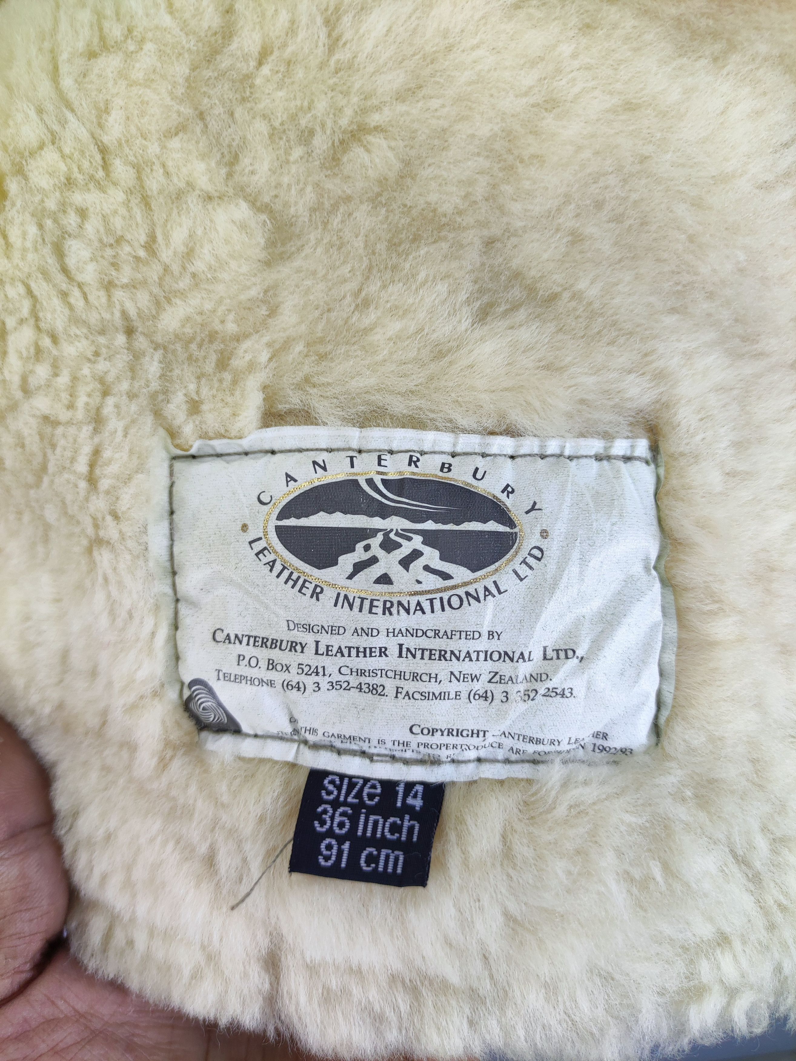 Canterbury of New Zealand Vintage Canterbury Leather Jacket Zipper Size US S / EU 44-46 / 1 - 8 Thumbnail