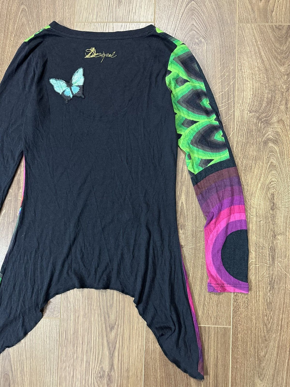 Desigual × Vintage Desigual Vintage Printed Long Sleeve Sweater Size L / US 10 / IT 46 - 7 Thumbnail