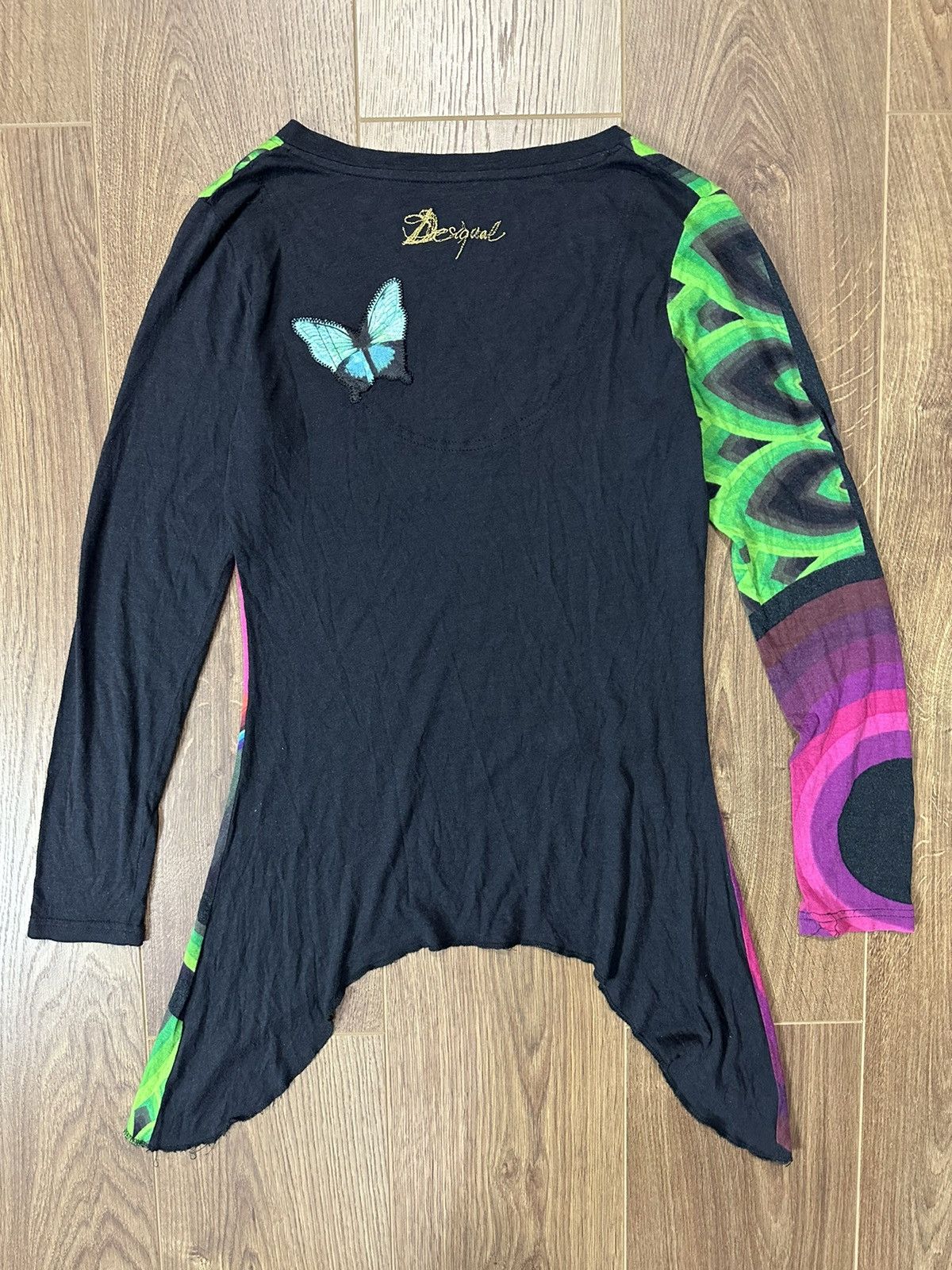 Desigual × Vintage Desigual Vintage Printed Long Sleeve Sweater Size L / US 10 / IT 46 - 6 Thumbnail