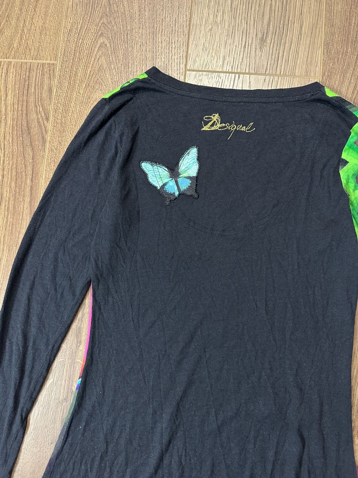 Desigual × Vintage Desigual Vintage Printed Long Sleeve Sweater Size L / US 10 / IT 46 - 8 Thumbnail