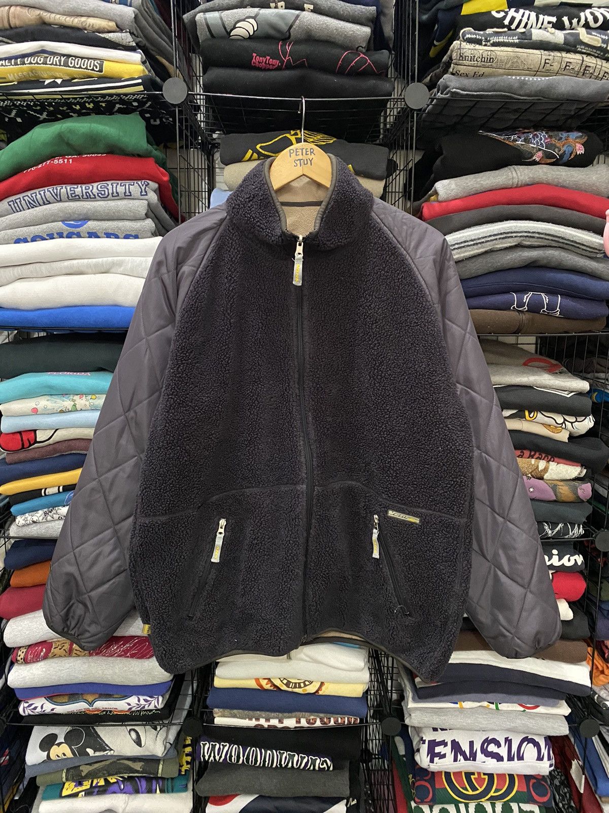 Vans × Vintage VINTAGE VANS REVERSIBLE FLEECE JACKET Size US L / EU 52-54 / 3 - 2 Thumbnail