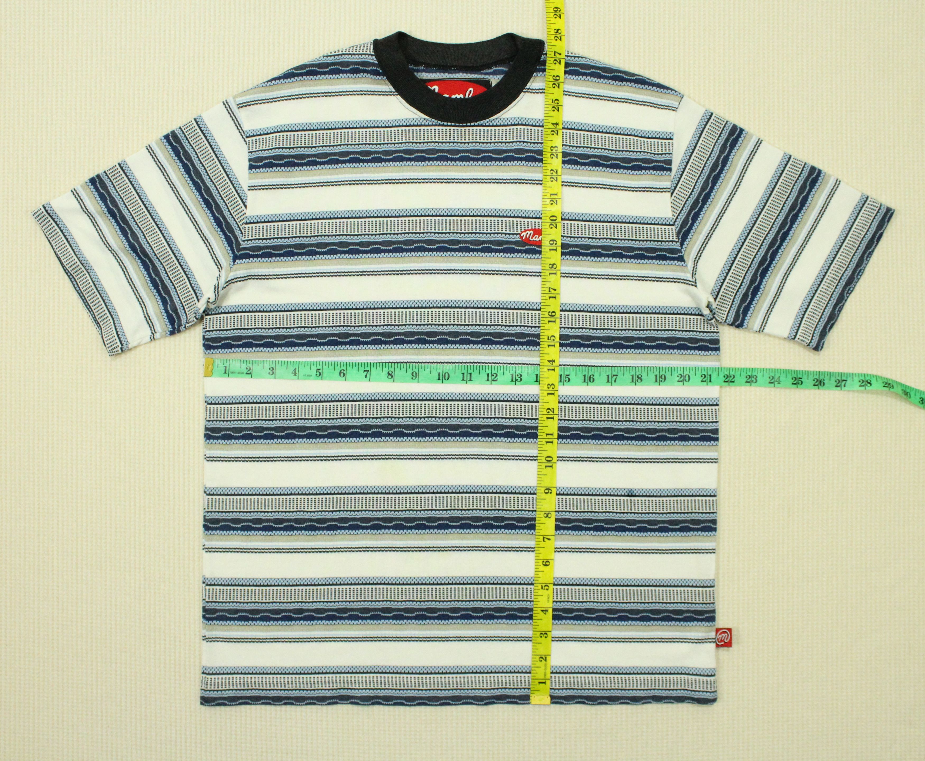 Mambo × Stussy × Vintage Vintage MAMBO T Shirt Striped Surf Skate Grunge Size US S / EU 44-46 / 1 - 5 Thumbnail