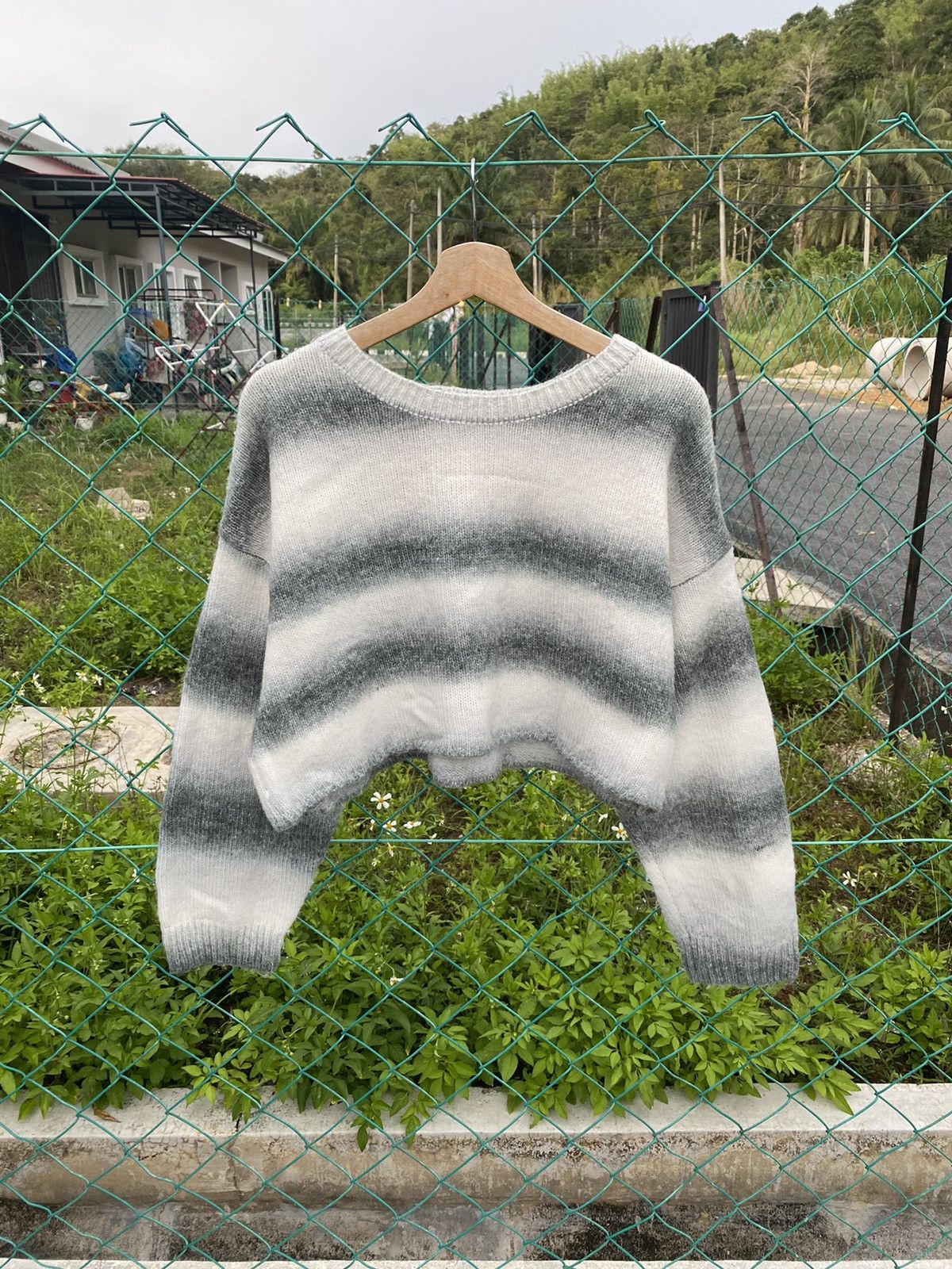 Japanese Brand Archives shadow striped crop top Size M / US 6-8 / IT 42-44 - 1 Thumbnail