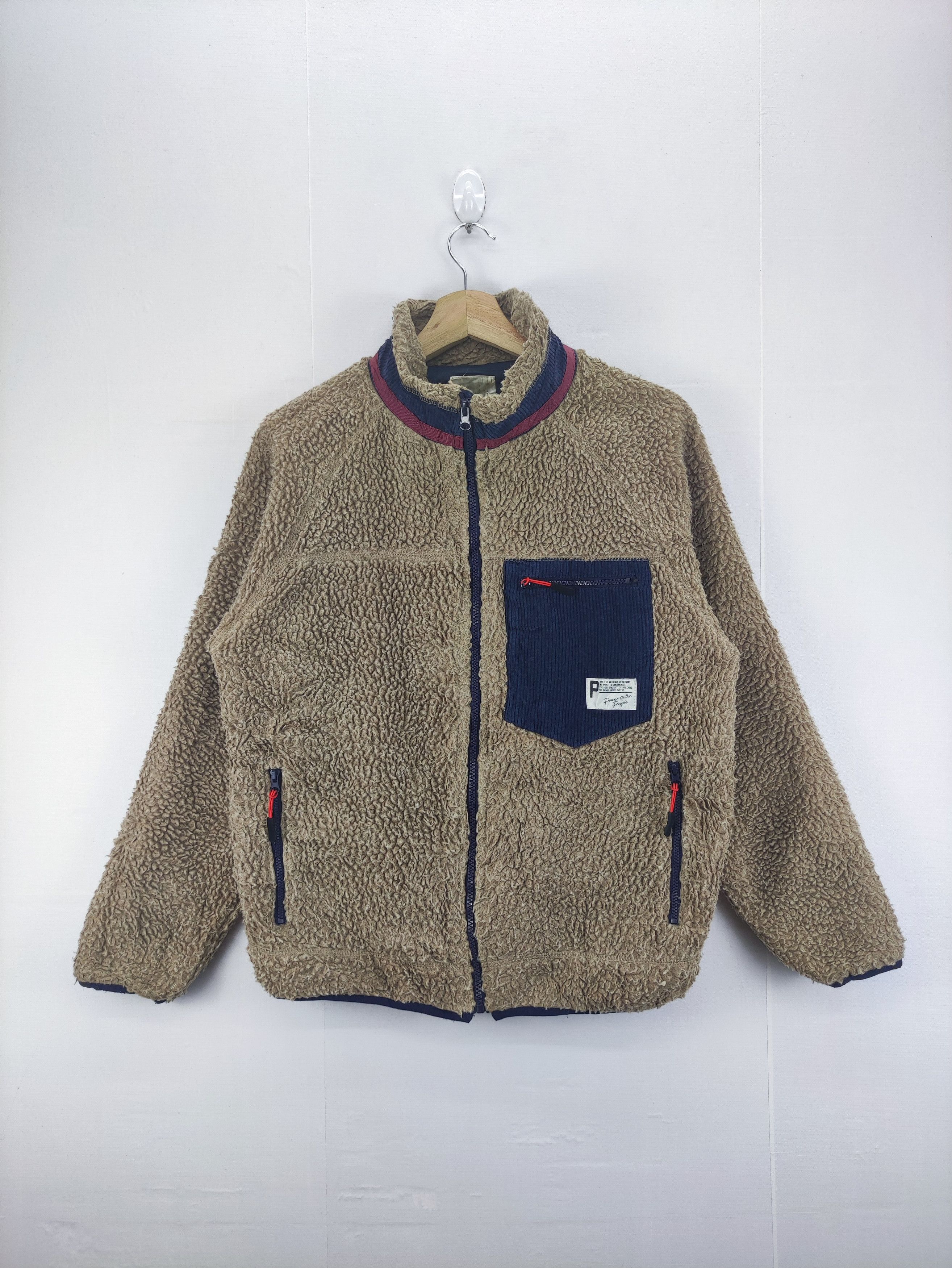 Vintage Vintage Sweater Jacket Sherpa Zipper Size US M / EU 48-50 / 2 - 1 Thumbnail