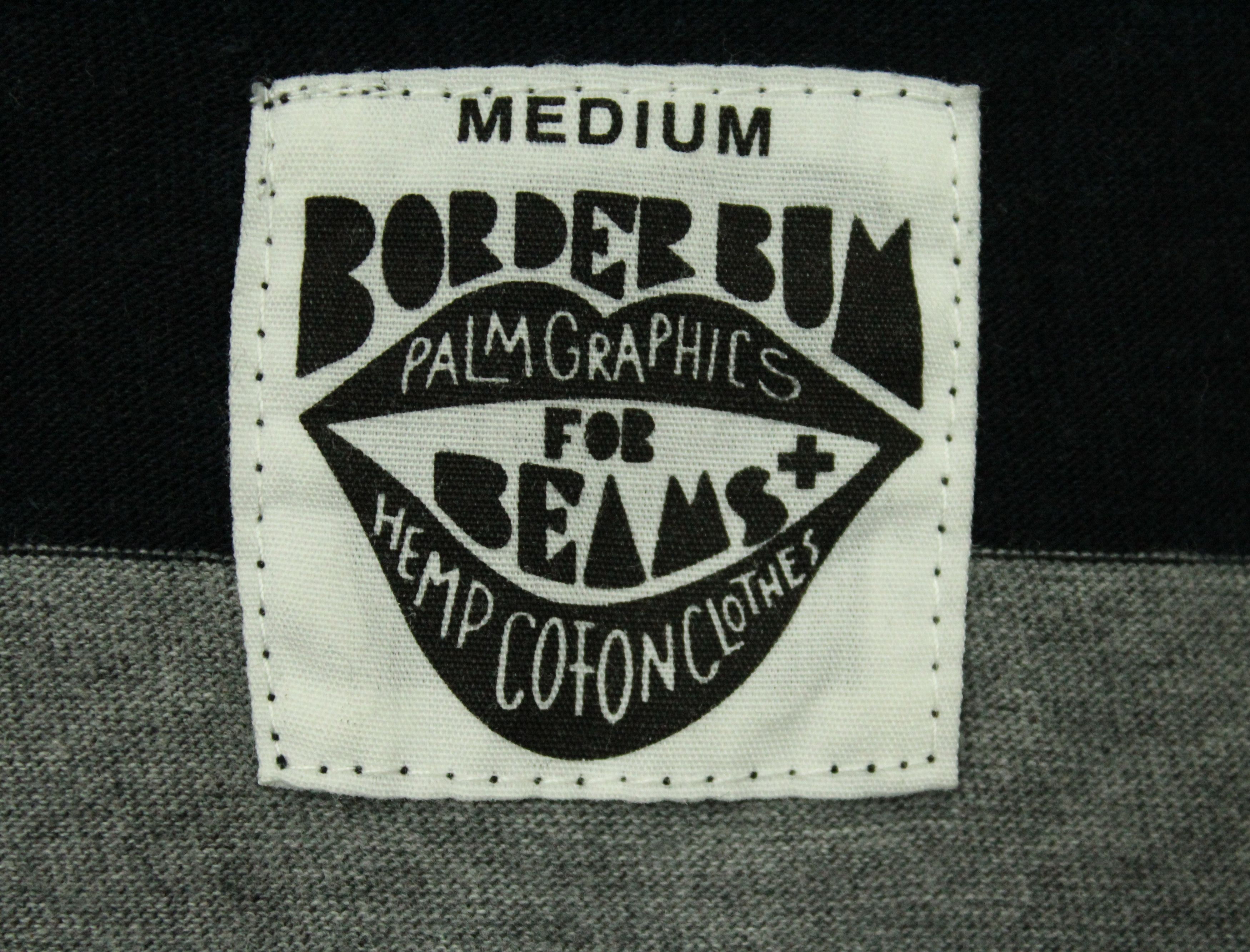 Beams Plus BEAMS PLUS T Shirt Hemp Striped Patchwork Prisoner Borderbum Size US M / EU 48-50 / 2 - 10 Thumbnail