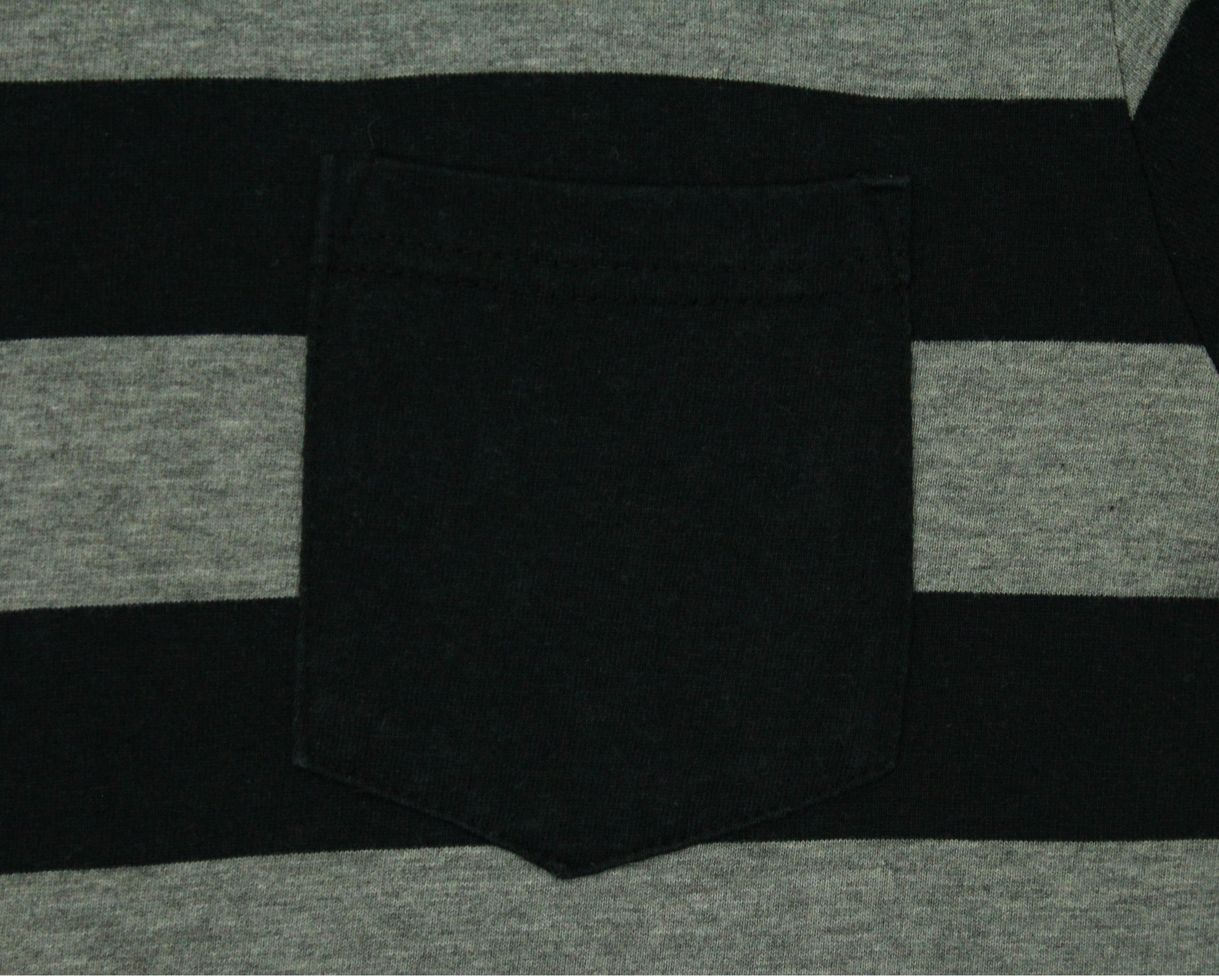 Beams Plus BEAMS PLUS T Shirt Hemp Striped Patchwork Prisoner Borderbum Size US M / EU 48-50 / 2 - 7 Thumbnail